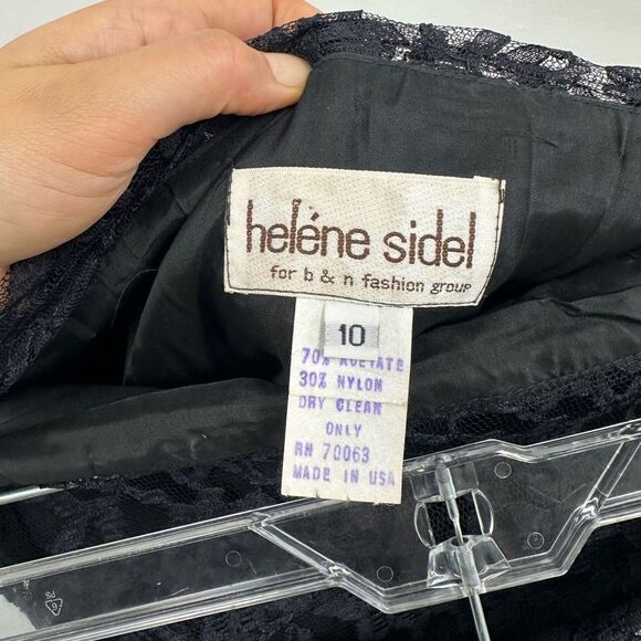 Vintage 80’s Black Lace Strapless Ruched Gathered Corset Top Size S - Picture 7 of 7